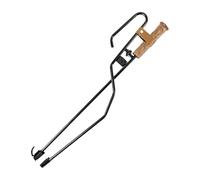 Pince A Charbon Pinces à feu de Camping 3 en 1, crochet bâton, pince bûches, fosse Portable for barbecue, outils joie