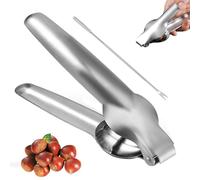 Pince à Chataignes, Châtaignes Pinces Casse, Coupe Chataigne, Casse Châtaigne Manuel, Multifonctionnels Clip, Inoxydable Pince à Châtaignes, Ouvre Chataigne, Outil Cuisine pour Châtaignes