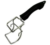 Pince à chauffante - Résistante à la chaleur - Pince anti-brûlure - Retriever de poêle - Lève-plat sécurisé pour assiettes chaudes, plateaux à pizza et ustensiles de cuisine avec poignée