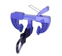 Pince à chaussures portable avec crochet pour sac à chaussures de sport, chaussures de basket-ball, crampons de football durables en plein air, Bleu