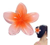Pince à cheveux à fleurs hawaïennes - Barrette hawaïenne pour cheveux longs - Accessoires de coiffure d' pour filles et femmes - Cadeau