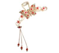 Pince à Cheveux à Griffes, Alliage Or, Décorative Élégante | Créative et Chic, pour Occasions Variées, Crée des Coiffures Simples, Famille et Amis