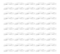 Pince à Cheveux à Pression 100 Pièces Rectangulaire | Lot, Finition Simple et Vierge, pour Créations de Barrettes, Présents de Noël