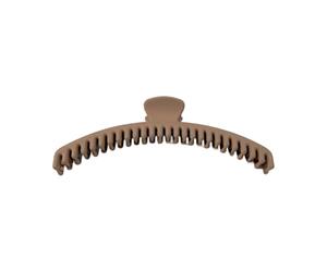 Pince à cheveux à profil bas avec prise en main texturée pour une utilisation prolongée, outil de coiffage léger et solide, accessoire de cheveux élégant finition mate