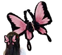 Pince à cheveux - Accessoires de coiffure papillon antidérapants - Kit de bricolage - Pour femmes et filles - Pour le sport quotidien, le travail, Noël, une séance photo, un rendez-vous, un voyage, un