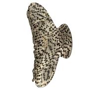 Pince à cheveux antidérapante en acétate de cellulose, pince à cheveux en forme de pince à tortue, design élégant de style français, confortable et léger, 4,1 pouces, pour filles, femmes