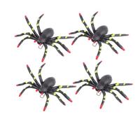 Pince à Cheveux Araignée en Plastique 4 Pièces, Accessoire Halloween | Coiffures de Fête, Tient Petites Mèches, Look Cosplay, Convient Chapeau Sorcière et Tresses Plusieurs styles
