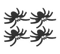 Pince à Cheveux Araignée en Plastique 4pcs pour Célébration | Accessoire Halloween pour Cheveux, Léger, Maintient Petites Mèches, Costume Araignée, Photo Booth Plusieurs styles