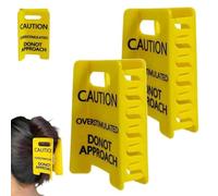 Pince À Cheveux Attention, Surstimulation !, Pince Jaune Humoristique Pour Cheveux Épais, « Accroche-toi, Partenaire, Je Suis Surstimulée ! », Pinces À Cheveux En Acrylique À Forte Adhérence