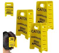 Pince À Cheveux Attention, Surstimulation !, Pince Jaune Humoristique Pour Cheveux Épais, « Accroche-toi, Partenaire, Je Suis Surstimulée ! », Pinces À Cheveux En Acrylique À Forte Adhérence