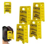 Pince À Cheveux Attention, Surstimulation !, Pince Jaune Humoristique Pour Cheveux Épais, « Accroche-toi, Partenaire, Je Suis Surstimulée ! », Pinces À Cheveux En Acrylique À Forte Adhérence