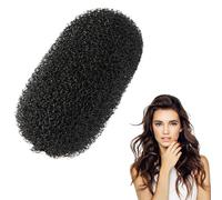 Pince à cheveux : augmente le coussin pour les cheveux, insert invisible et moelleux pour coiffer | Coussin antidérapant pour la tête des cheveux en pâte feuilletée, clip en éponge, base pour