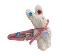 Pince à cheveux avec frange de dessin animé - Accessoire pour cheveux - Strass