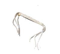 Pince à cheveux avec nœud en strass, 10 pièces, frange, épingle latérale féerique, bec de canard for femmes(136-5 Duckbill clip)
