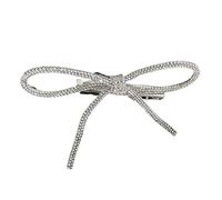 Pince à cheveux avec nœud étincelant Princesse à grande épingle à cheveux pour femmes filles Club Sweet Elegant Pins