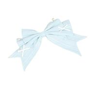 Pince à cheveux avec nœud pour femme - Double couche - Nœuds à cheveux - Années 2000 - Barrettes latérales - Pour fille - Ornement de cheveux assorti