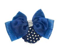Pince à cheveux avec perles en filet Imperial Riding Bleu TU