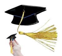 Pince à cheveux avec pompons jaunes - Chapeau de remise de diplôme Épinglettes à cheveux Styling, Accessoires pour étudiantes, femmes filles, voyages, école, séances photo | Utilité multi-usage