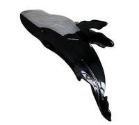 Pince À Cheveux Baleine - Pinces À Griffes Mignonnes De 12,5 Cm Pour Les Femmes | Grands Accessoires Pour Cheveux Pour Un Style Épais | Les Pinces À Mâchoires De Fixation À Rabat Rétro Fonctionnent Po