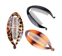 Pince À Cheveux Banane 3 Pièces Pinces de Coiffure à Dents Larges | Décoration De Barrette Rétro Pour Femmes Filles Mariage Noces Rassemblement Formel Vacances Transport