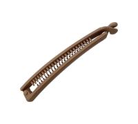 Pince à cheveux banane contemporaine pour queue de cheval - Décoration pour cheveux épais et fins - Ajoute de la mode à n'importe quel look - Pince à cheveux en résine