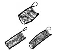 Pince à cheveux banane extensible double face paresseuse femme cheveux épais peigne mohawk Maker cheveux à chignon bouclé accessoires queue de cheval