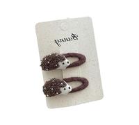 Pince À Cheveux Brodée Avec Attaches Assorties En Forme De Hérisson Idéale Pour La Coiffure Des Jolie Pince À Cheveux En Forme De Hérisson Pour Filles