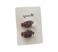 Pince À Cheveux Brodée Avec Attaches Assorties En Forme De Hérisson Idéale Pour La Coiffure Des Jolie Pince À Cheveux En Forme De Hérisson Pour Filles