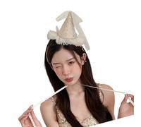 Pince à cheveux brodée pour bonnet d'anniversaire avec esthétique française classique et clip sécurisé pour fête d'anniversaire pour enfants