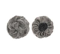 pince à cheveux Chignon décoiffé synthétique moelleux en forme de nid d'oiseau, extensions cheveux ondulés et bouclés rétractables(4M613)