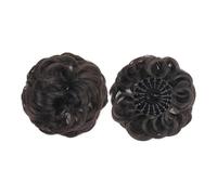 pince à cheveux Chignon décoiffé synthétique moelleux en forme de nid d'oiseau, extensions cheveux ondulés et bouclés rétractables(4)