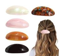 Pince à cheveux classique, support à cheveux élégant en acétate, design solide, ensemble d'accessoires de cheveux pour femme, tendance, confortable à porter au , convient pour les femmes et