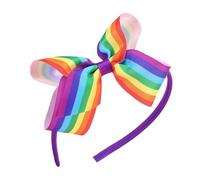 Pince à cheveux colorée avec nœud arc-en-ciel pour filles et enfants, barrettes, ruban arc-en-ciel, épingles à cheveux charmantes épingles à cheveux