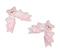 Pince à cheveux colorée avec nœud pour femme pour les fêtes, les soirées en club, les bals, les danses