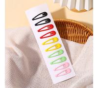Pince À Cheveux Colorée Dopamine Pour Fille,Épingles À Frange,Gouttes D'eau,Bébé Cassé,Bb,Vêtements De Sauna,10 Pièces/Ensemble - Type 2761 À 8