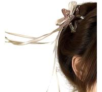 Pince à cheveux créative en acrylique en forme d'étoile pour une utilisation quotidienne - Accessoire de cheveux pour les sorties décontractées ou les fêtes de fin d'année