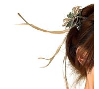 Pince à cheveux créative en acrylique en forme d'étoile pour une utilisation quotidienne - Accessoire de cheveux pour les sorties décontractées ou les fêtes de fin d'année