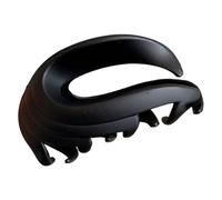 Pince à cheveux creuse élégante, conception découpée, Black | Pince à cheveux en plastique avec conception de découpe Unique, légère et polyvalente pour la plupart des Types de