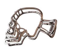 Pince à cheveux creuse en forme de tête de mort pour adultes des années 2000 pour Halloween - Accessoire de coiffure pour festival