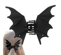 Pince à cheveux de chauve-souris - Pince à cheveux avec ailes de chauve-souris Halloween gothique, accessoires pour coiffures en métal pour filles, quotidien, cosplay, voyage, femme, séance photo