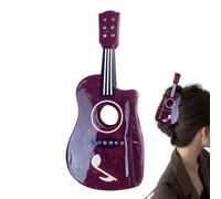 Pince à cheveux de guitare drôle, pince à griffes en forme de guitare - Pinces à cheveux fantaisie en forme de guitare | Barrettes à queue de cheval pour petits, tresses, griffes de coupe pour cheveu