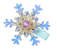 Pince à cheveux de Noël avec flocon de neige Blingbling élégant barrettes de Noël bouquets couvre-chef Sweet Balletcore Trend