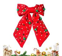 Pince à cheveux de Noël, épingle à cheveux tendance avec strass et perles - Accessoires de coiffure - pour femmes et filles pour fête de Noël, événement festif