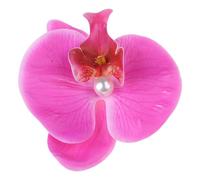 Pince à cheveux de simulation d ' orchidées pour filles, pinces à cheveux, outil de printanier, de de cheval, pince à mâchoire, ornements, griffe pour fêtes et mariages