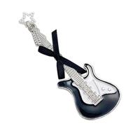 Pince à cheveux délicate avec nœud en forme de guitare, pour femme, nœuds, étoiles, accessoires de cheveux pour usage quotidien, pince à cheveux