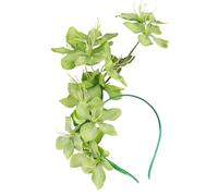 Pince à cheveux délicate en polyester avec fleur de jasmin confortable et confortable, idéale pour les occasions spéciales, bijoux de cheveux de mariage légers