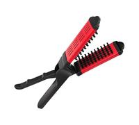 Pince à cheveux démêlante peigne double face lissant en forme de V pour la maison pince double face lissage en forme de V