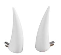 Pince à cheveux Devil Power - Tendance des années 2000 - Clip latéral en corne - Accessoire de coiffure pour Halloween et cosplay