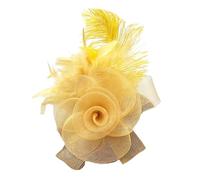 Pince à cheveux d'inspiration rétro avec fleur nette et couvre-chef en épingle à cheveux sûre pour différentes occasions