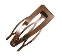 Pince à cheveux double prise en métal pour femme - Divers accessoires de coiffure pour un usage quotidien et en salon